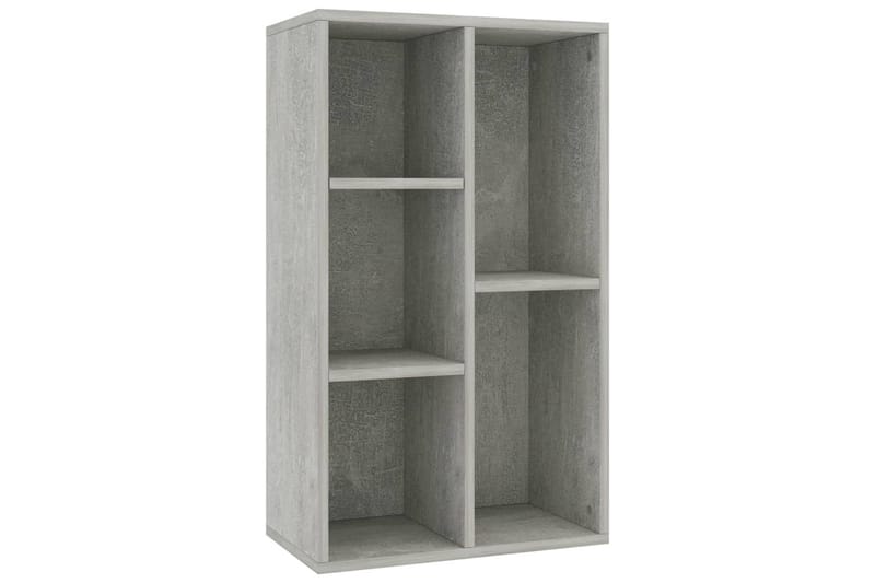 Bokhylle/skjenk betonggrå 45x25x80 cm sponplate - Oppbevaring - Oppbevaringsmøbler - Sideboard & skjenker