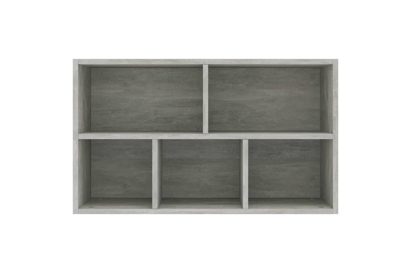 Bokhylle/skjenk betonggrå 45x25x80 cm sponplate - Oppbevaring - Oppbevaringsmøbler - Sideboard & skjenker