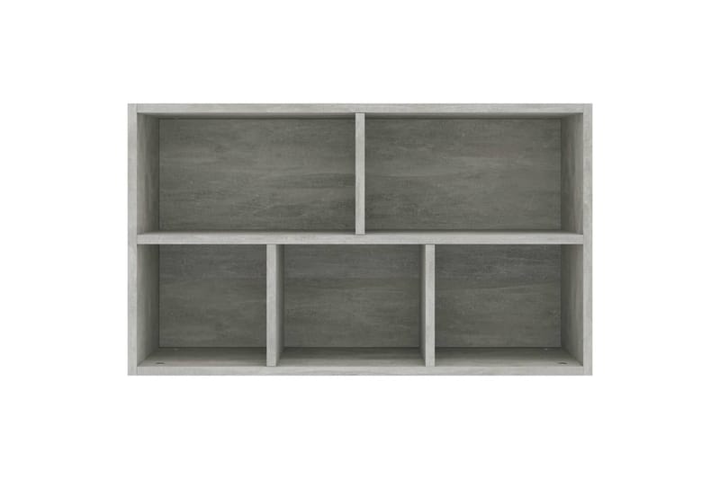 Bokhylle/skjenk betonggrå 45x25x80 cm sponplate - Sideboard & skjenker