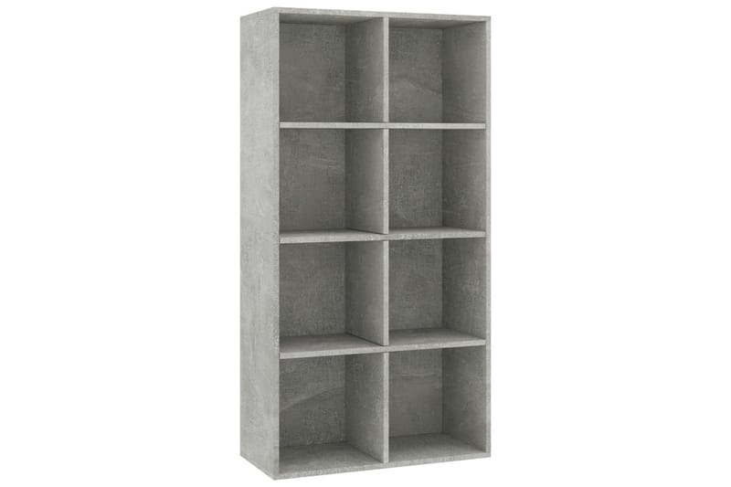 Bokhylle/skjenk betonggrå 66x30x130 cm sponplate - Oppbevaring - Oppbevaringsmøbler - Sideboard & skjenker