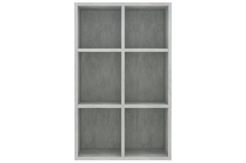 Bokhylle/skjenk betonggrå 66x30x97,8 cm sponplate - Oppbevaring - Oppbevaringsmøbler - Sideboard & skjenker