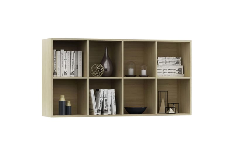 Bokhylle/skjenk sonoma eik 66x30x130 cm sponplate - Oppbevaring - Oppbevaringsmøbler - Sideboard & skjenker