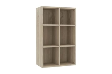 Bokhylle/skjenk sonoma eik 66x30x97,8 cm sponplate - Oppbevaring - Oppbevaringsmøbler - Sideboard & skjenker