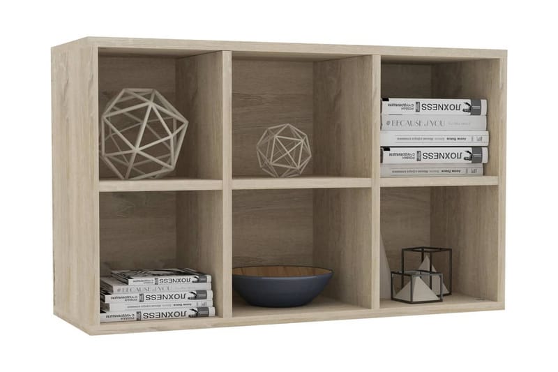 Bokhylle/skjenk sonoma eik 66x30x97,8 cm sponplate - Oppbevaring - Oppbevaringsmøbler - Sideboard & skjenker