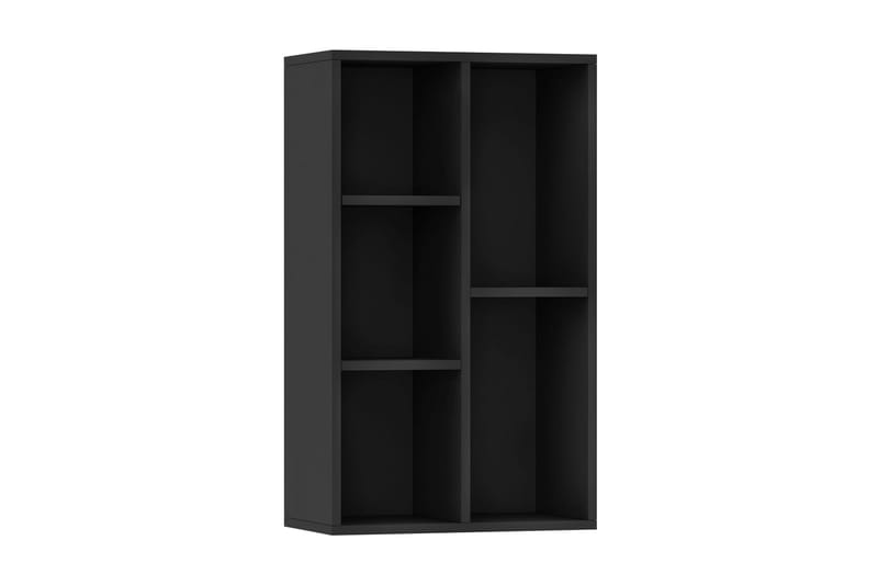Bokhylle/skjenk svart 45x25x80 cm sponplate - Oppbevaring - Oppbevaringsmøbler - Sideboard & skjenker