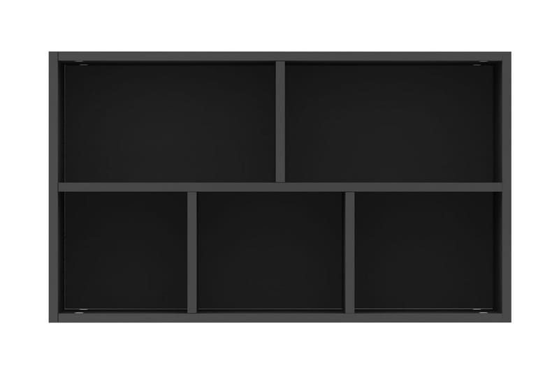 Bokhylle/skjenk svart 45x25x80 cm sponplate - Oppbevaring - Oppbevaringsmøbler - Sideboard & skjenker