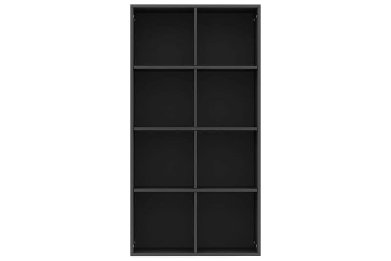 Bokhylle/skjenk svart 66x30x130 cm sponplate - Oppbevaring - Oppbevaringsmøbler - Sideboard & skjenker