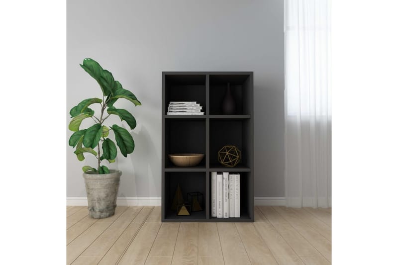 Bokhylle/skjenk svart 66x30x97,8 cm sponplate - Oppbevaring - Oppbevaringsmøbler - Sideboard & skjenker