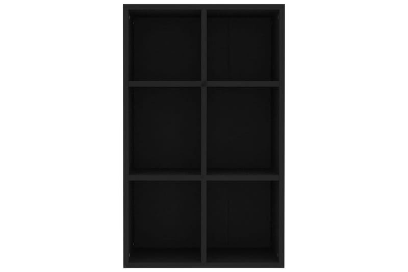 Bokhylle/skjenk svart 66x30x97,8 cm sponplate - Sideboard & skjenker