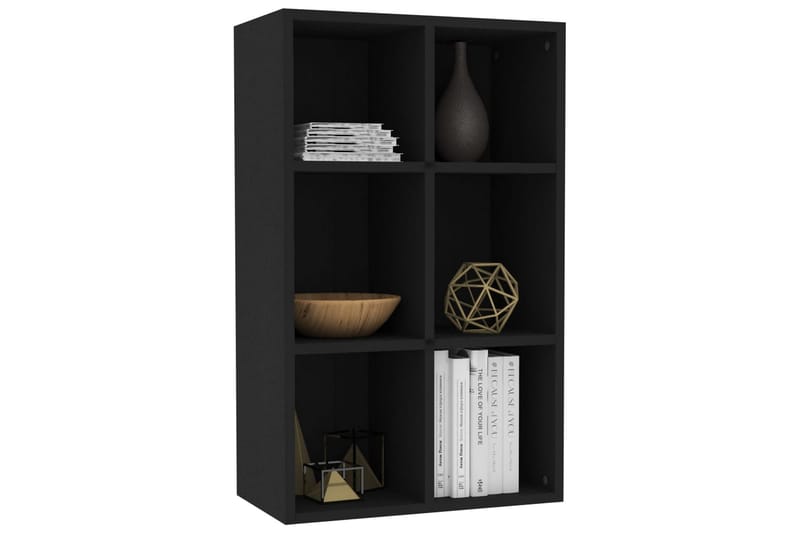 Bokhylle/skjenk svart 66x30x97,8 cm sponplate - Oppbevaring - Oppbevaringsmøbler - Sideboard & skjenker