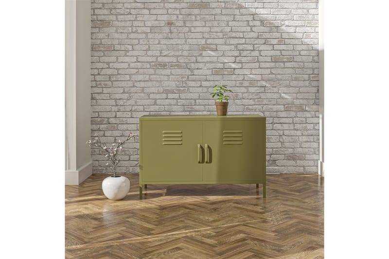 Bradford Skjenk 100x40 cm Grønn - Dorel Home - Oppbevaring - Oppbevaringsmøbler - Sideboard & skjenker