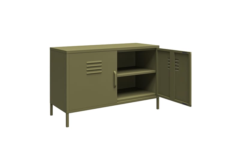 Bradford Skjenk 100x40 cm Grønn - Dorel Home - Oppbevaring - Oppbevaringsmøbler - Sideboard & skjenker