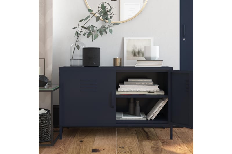 Bradford Skjenk 100x40 cm Mørkeblå - Dorel Home - Oppbevaring - Oppbevaringsmøbler - Sideboard & skjenker