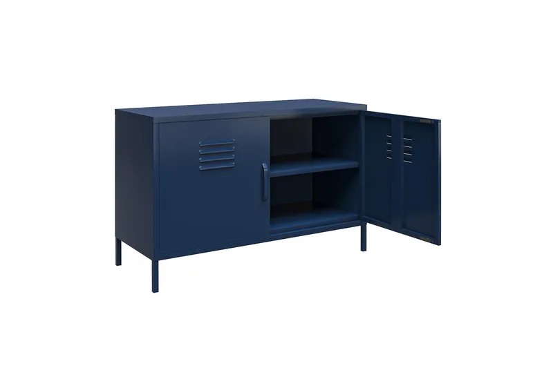 Bradford Skjenk 100x40 cm Mørkeblå - Dorel Home - Oppbevaring - Oppbevaringsmøbler - Sideboard & skjenker