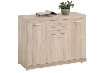 Bristol Skjenk 120 cm Lav - Lys Eik - Oppbevaring - Oppbevaringsmøbler - Sideboard & skjenker