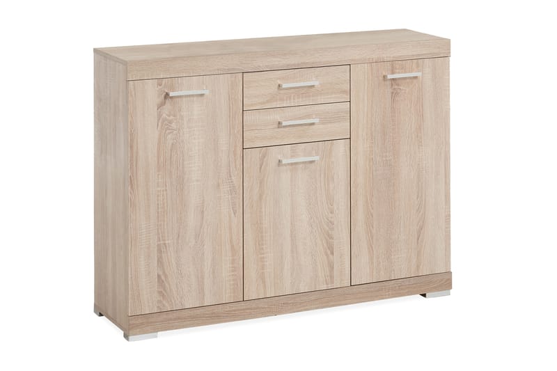Bristol Skjenk 130 cm - Lys Eik - Oppbevaring - Oppbevaringsmøbler - Sideboard & skjenker