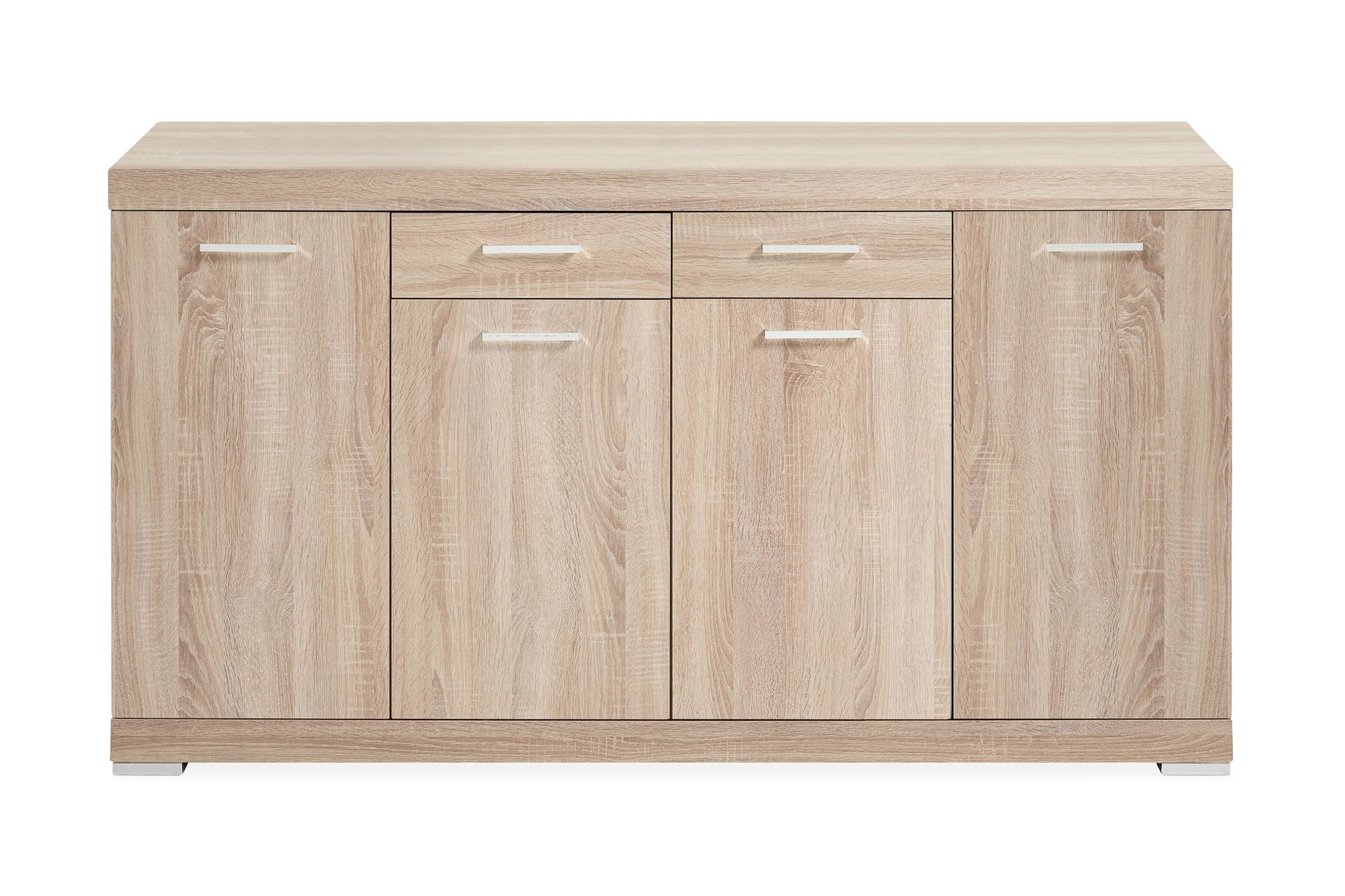 Bristol Skjenk 160 cm Lav - Lys Eik - Oppbevaring - Oppbevaringsmøbler - Sideboard & skjenker