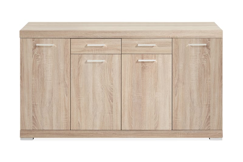 Bristol Skjenk 160 cm Lav - Lys Eik - Oppbevaring - Oppbevaringsmøbler - Sideboard & skjenker