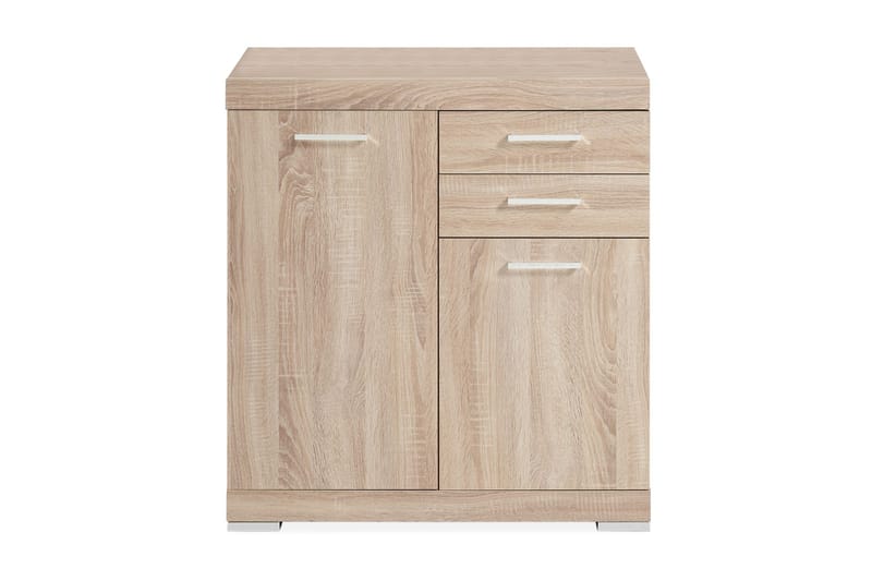 Bristol Skjenk 80 cm 2 Luker 2 Skuffer - Lys Eik - Oppbevaring - Oppbevaringsmøbler - Sideboard & skjenker