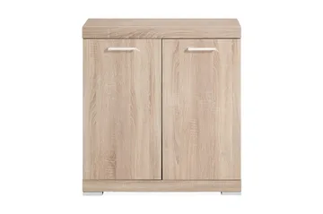 Bristol Skjenk 80x90x35 cm 2 Luker - Lys Eik - Oppbevaring - Oppbevaringsmøbler - Sideboard & skjenker