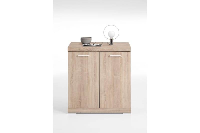 Bristol Skjenk 80x90x50 cm 2 Luker - Lys Eik - Oppbevaring - Oppbevaringsmøbler - Sideboard & skjenker