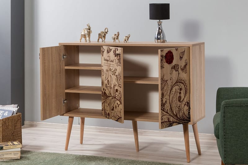 Brokind Skjenk 120 cm - Brun - Oppbevaring - Oppbevaringsmøbler - Sideboard & skjenker