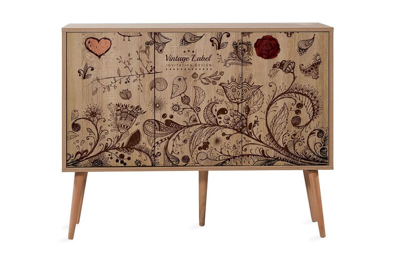 Brokind Skjenk 120 cm - Brun - Oppbevaring - Oppbevaringsmøbler - Sideboard & skjenker