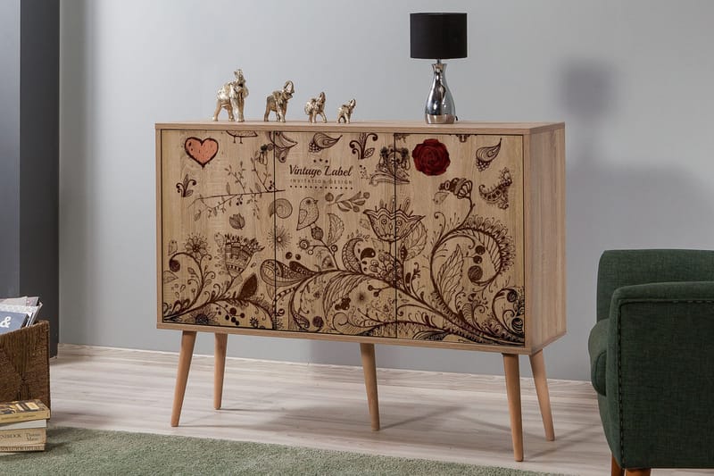 Brokind Skjenk 120 cm - Brun - Oppbevaring - Oppbevaringsmøbler - Sideboard & skjenker