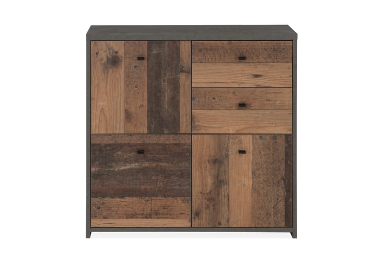 Broxton Sidebord 77 cm - Grå/Brun - Møbler - Bord - Avlastningsbord - Brettbord og småbord