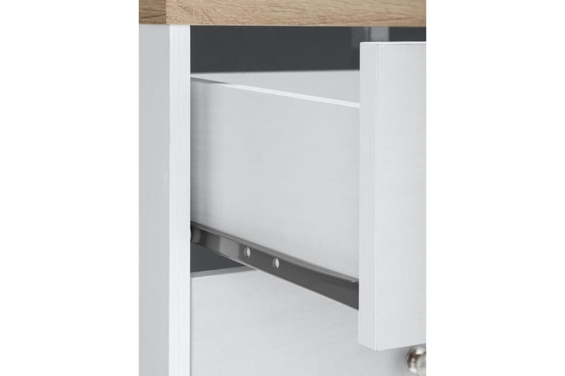 Bryanne Skjenk 120 cm - Hvit / Brun - Oppbevaring - Oppbevaringsmøbler - Sideboard & skjenker