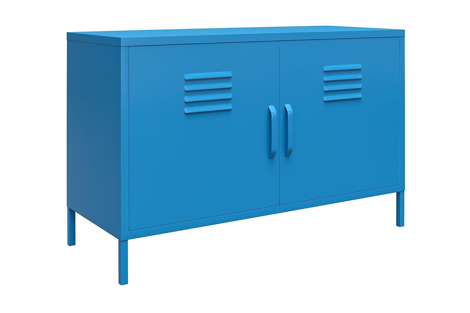 CacHe Skjenk 100x40 cm 2 Dører Blå - Novogratz