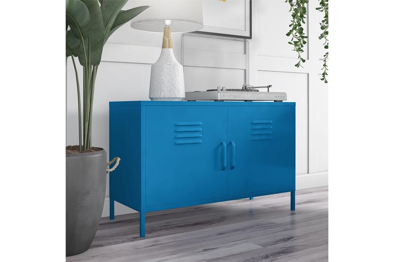 CacHe Skjenk 100x40 cm 2 Dører Blå - Novogratz - Oppbevaring - Oppbevaringsmøbler - Sideboard & skjenker