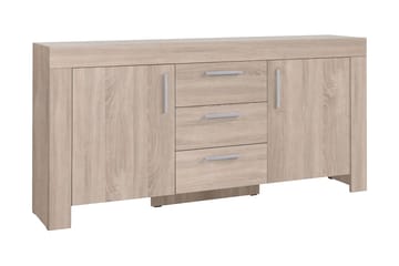Cezar Rektangulær Skjenk 170 cm i Tre med Eikeutseende - Beige - Oppbevaring - Oppbevaringsmøbler - Sideboard & skjenker