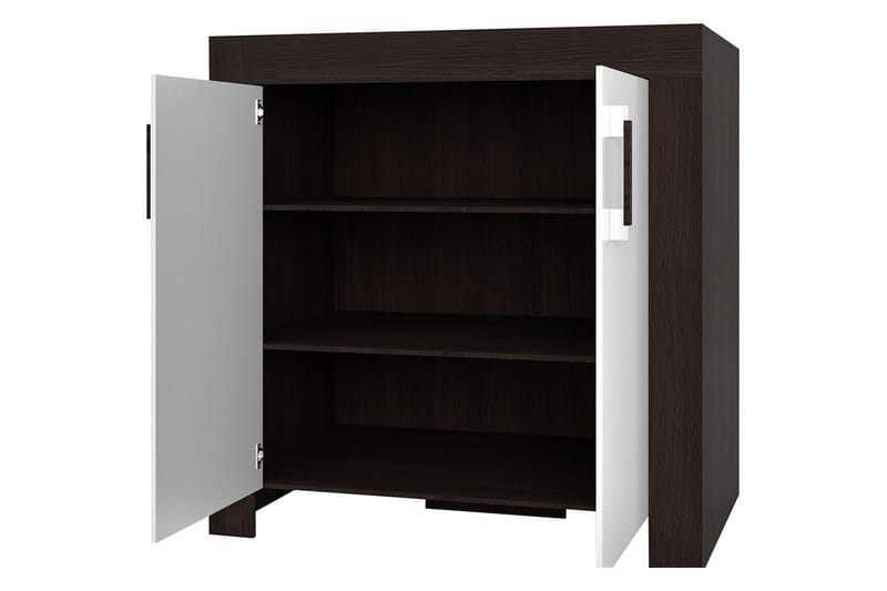 Cezar Skjenk 100x42x106 cm - Beige / Grå - Oppbevaring - Oppbevaringsmøbler - Sideboard & skjenker