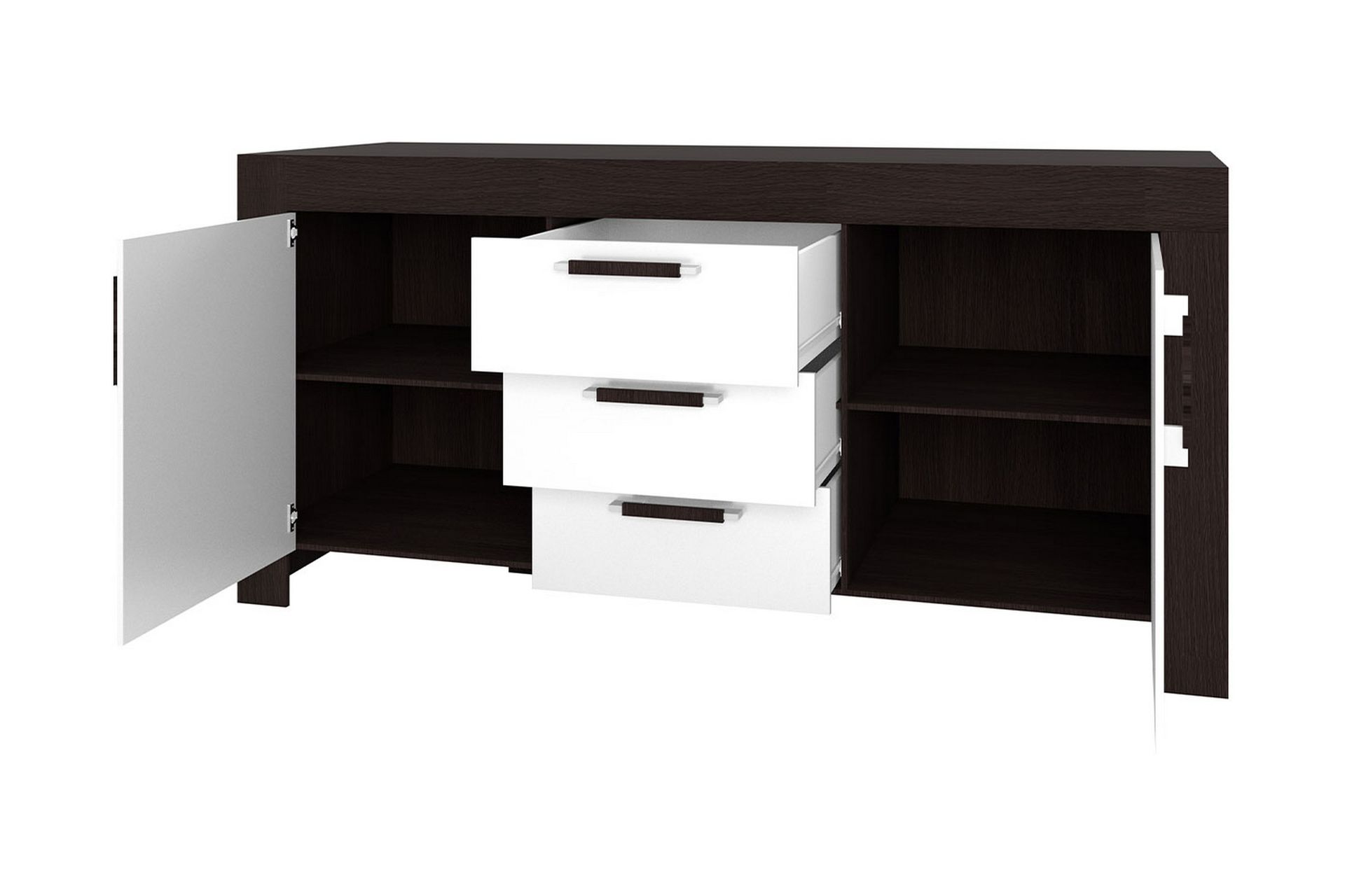 Cezar Skjenk 170x42x85 cm - Beige / Grå - Oppbevaring - Oppbevaringsmøbler - Sideboard & skjenker