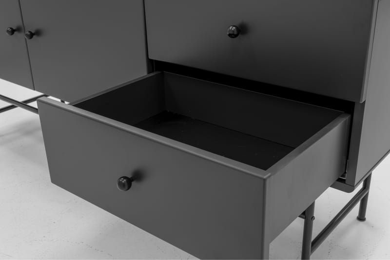 Cocktail Sideboard 157,8 cm - Svart - Oppbevaring - Oppbevaringsmøbler - Sideboard & skjenker