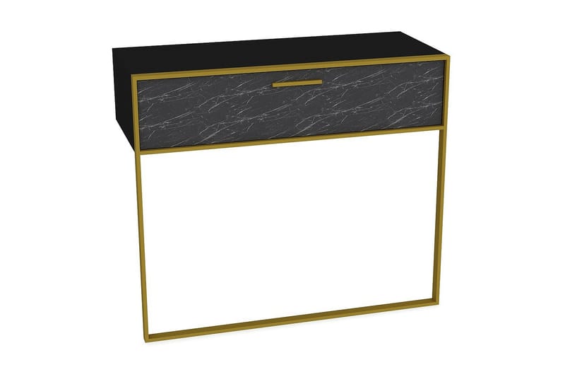 Cofield Sideboard 90 cm - Gull|Svart - Oppbevaring - Oppbevaringsmøbler - Sideboard & skjenker