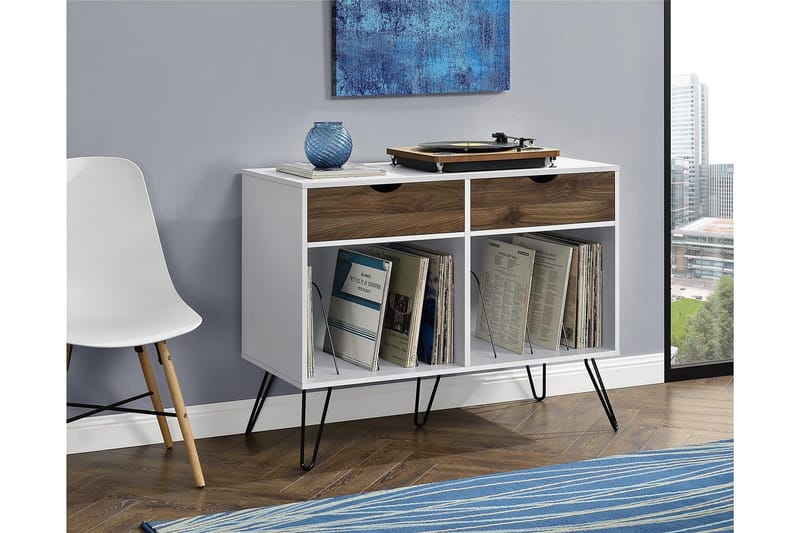 Concord Oppbevaringsstativ 101x46 cm Hvit - Sideboard & skjenker