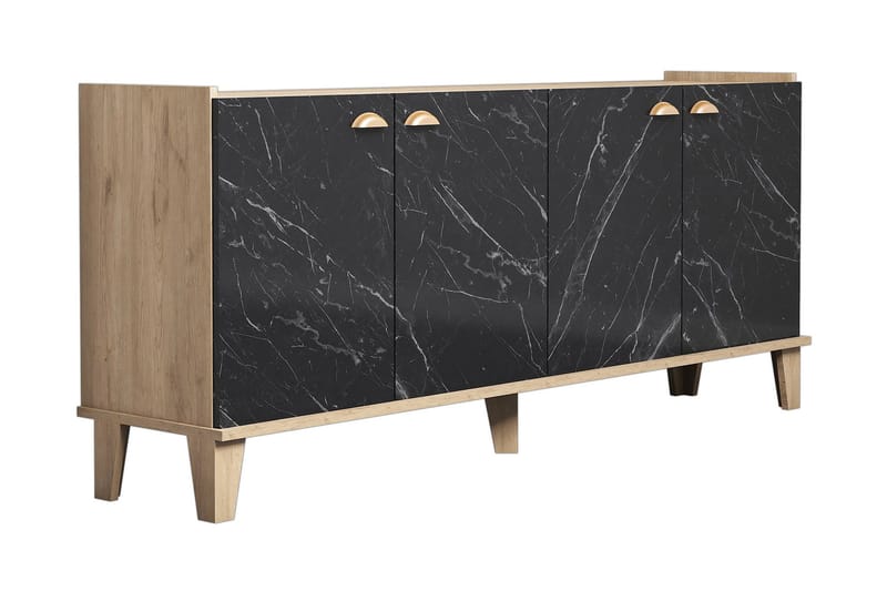 Console Eik|Marmor - Oppbevaring - Oppbevaringsmøbler - Sideboard & skjenker