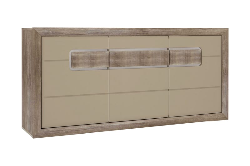 Corlius Sideboard 41x194 cm, Beige/Brun