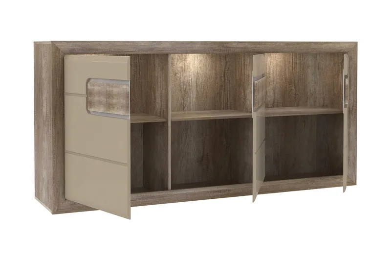 Corlius Sideboard 41x194 cm - Beige/Brun - Oppbevaring - Oppbevaringsmøbler - Sideboard & skjenker