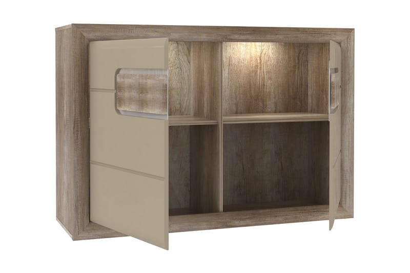 Corlius Sideboard 44x134 cm - Beige/Brun - Oppbevaring - Oppbevaringsmøbler - Sideboard & skjenker