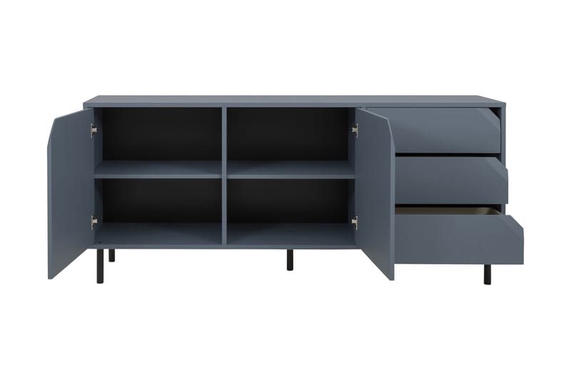 Corner Sideboard 176,5 cm - Blå - Sideboard & skjenker