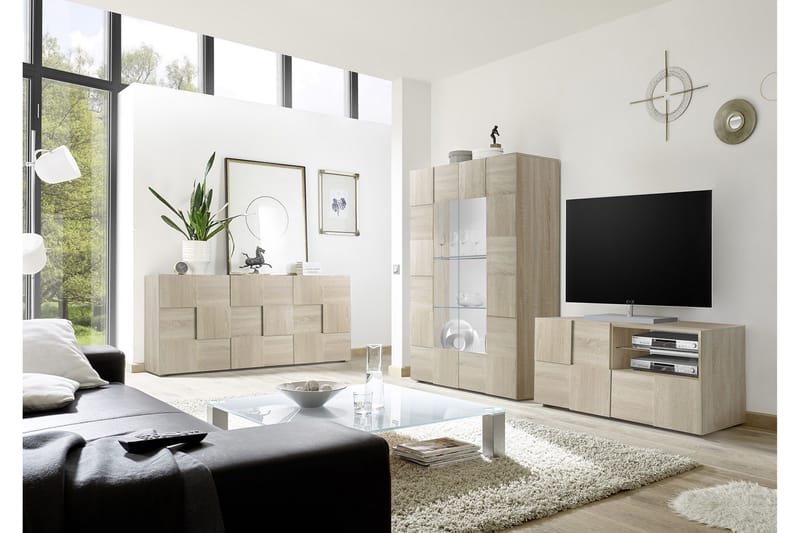 Dama Sideboard 181 cm - Samoa Eik - Oppbevaring - Oppbevaringsmøbler - Sideboard & skjenker