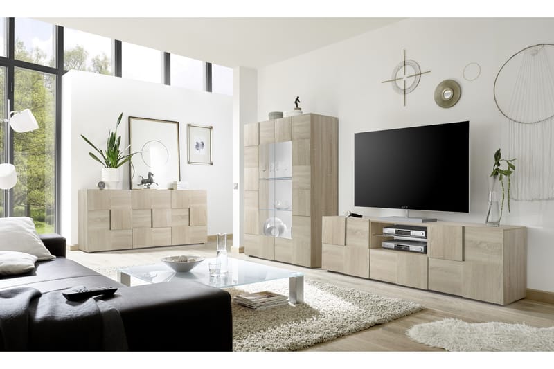 Dama Sideboard 181 cm - Samoa Eik - Oppbevaring - Oppbevaringsmøbler - Sideboard & skjenker