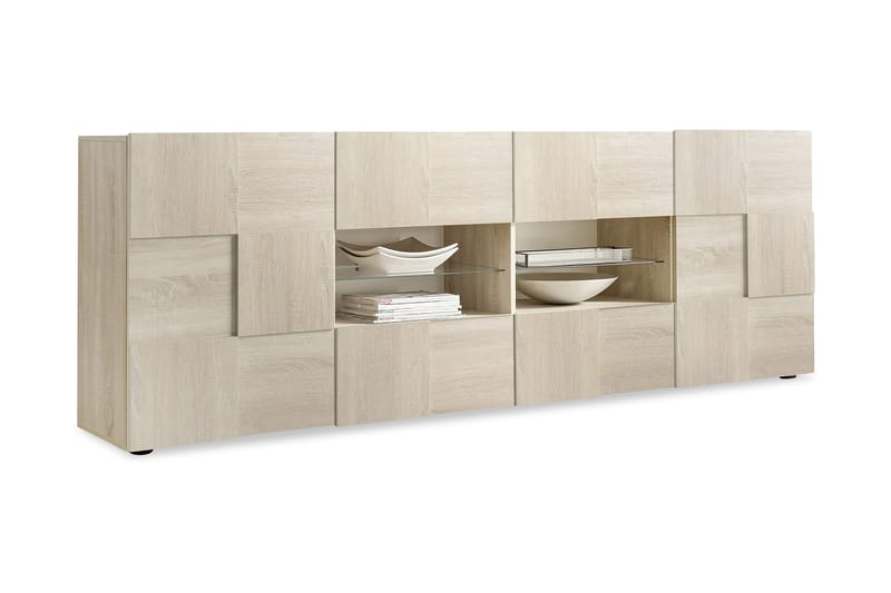 Dama Sideboard 241 cm Stor - Samoa Eik - Sideboard & skjenker