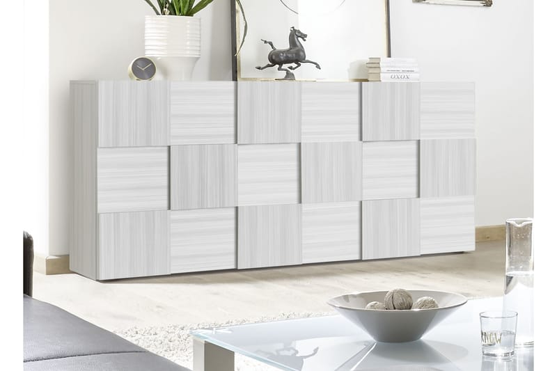 Dama Skjenk 181x42 cm - Hvit - Oppbevaring - Oppbevaringsmøbler - Sideboard & skjenker