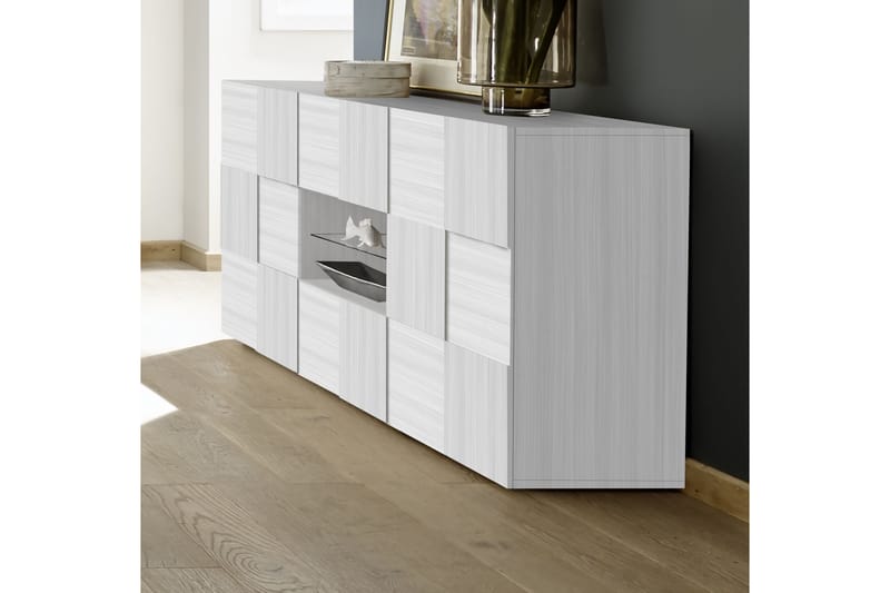 Dama Skjenk 181x42 cm - Hvit - Oppbevaring - Oppbevaringsmøbler - Sideboard & skjenker
