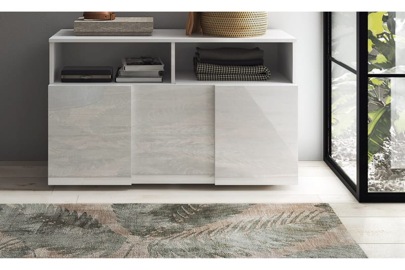 Dama Skjenk 91x35 cm - Hvit - Oppbevaring - Oppbevaringsmøbler - Sideboard & skjenker