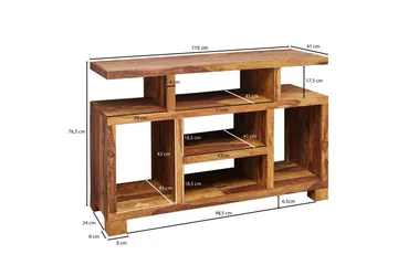 Dentel Sideboard - Brun - Oppbevaring - Oppbevaringsmøbler - Sideboard & skjenker